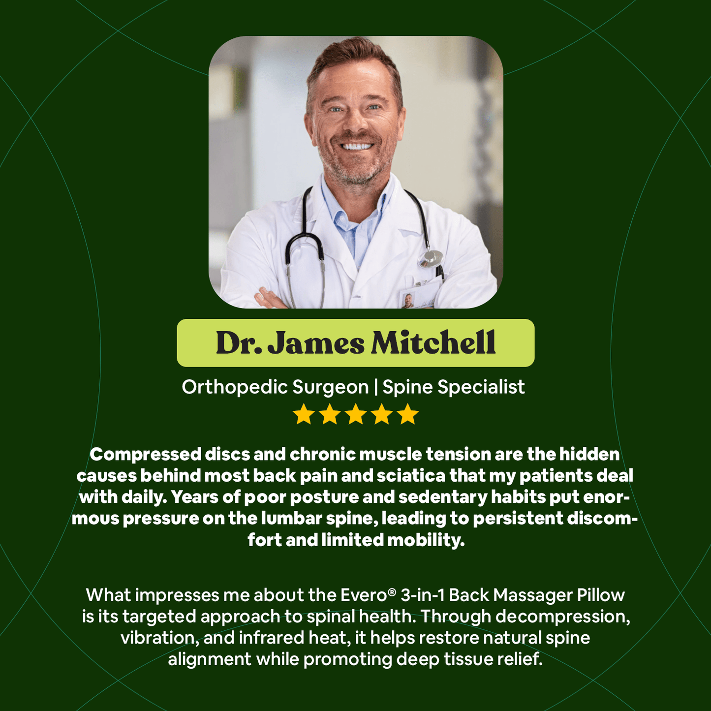 Evero® 3 in 1 Back Massager