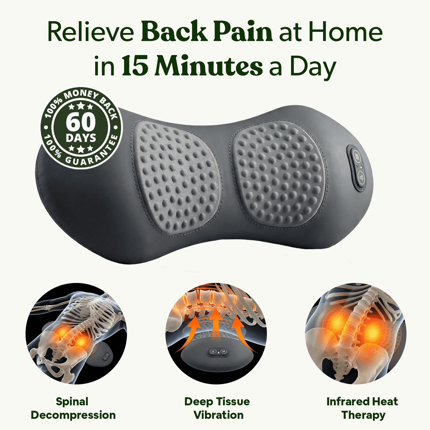 Evero® 3 in 1 Back Massager