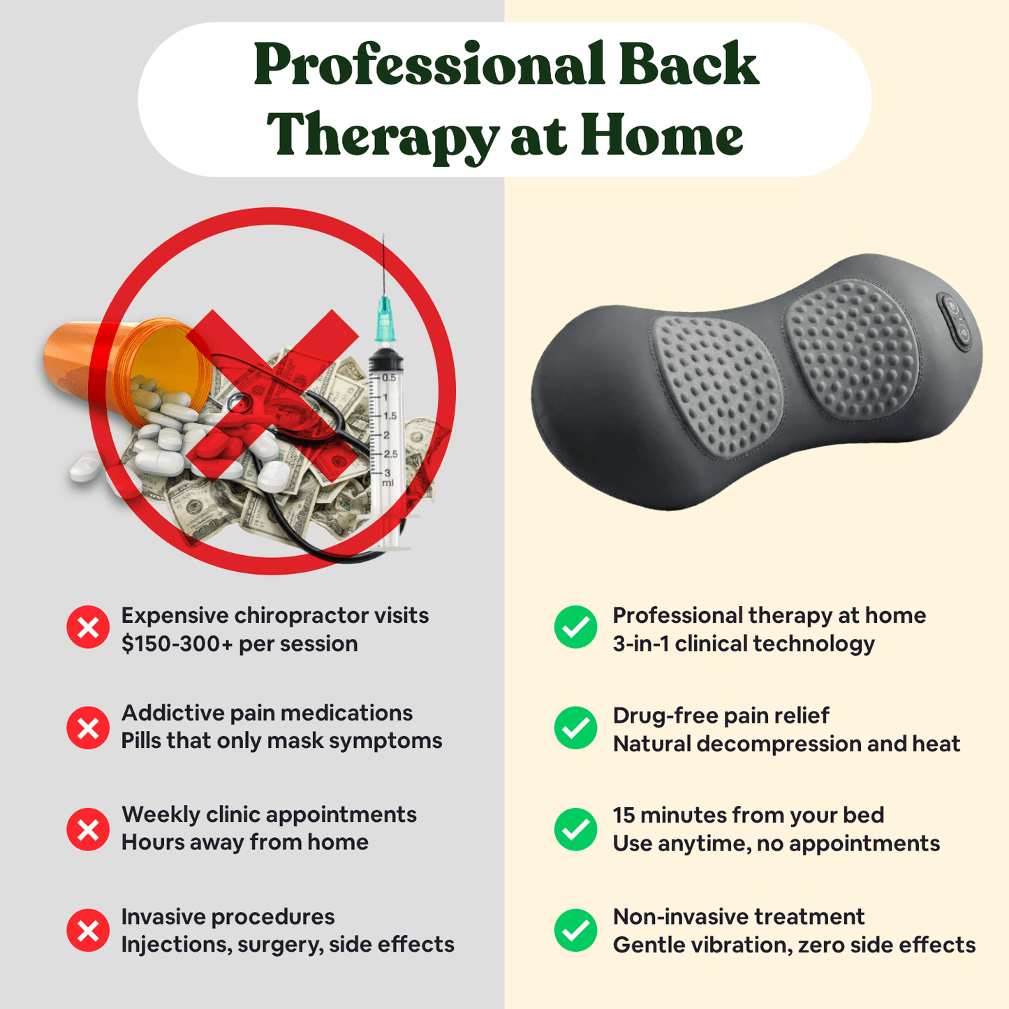 Evero® 3 in 1 Back Massager